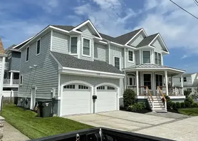 South Jersey coastal home exterior upgrade with new siding and trim